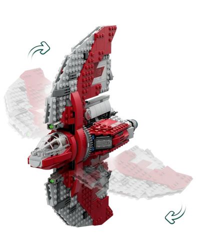 LEGO Star Wars - Naveta Jedi T-6 de Ahsoka Tano (75362) - 5