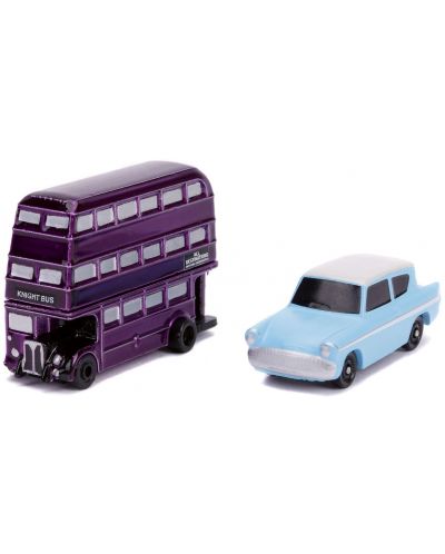 Set Jada Toys - Autobuz și mașină, Harry Potter - 2