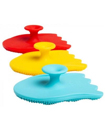 Set de jucării de baie Ubbi - Bureți de silicon cu ventuze, 3 bucăți - 3