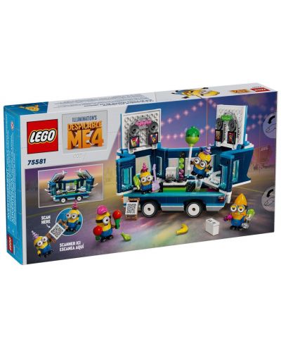 Constructor LEGO Minions - Autobuz de petrecere al minionilor (75581) - 8