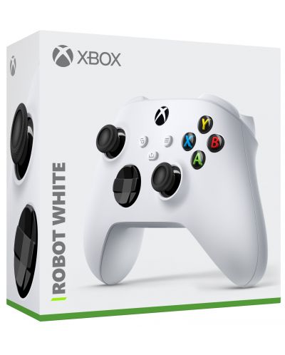 Controller wireless Microsoft - Robot White (Xbox One/Series S/X