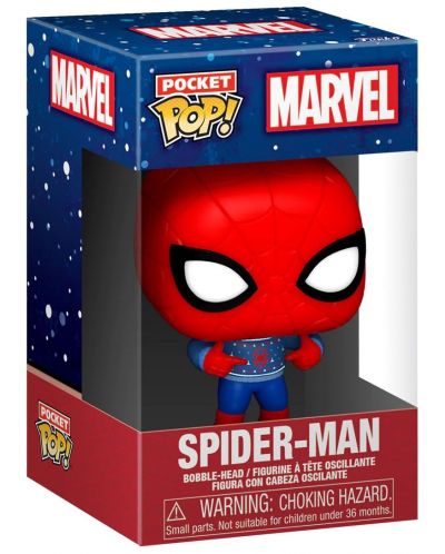 Set Funko POP! Collector's Box: Marvel - Holiday Spiderman, размер XL (copii) - 4