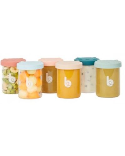 Set de boluri de sticlă pentru mâncare Babymoov - ISY Bowls, 6 bucăți x 250 ml  - 1