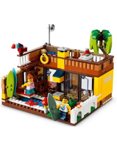Set de construit Lego Creator - Casa pe plaja, pentru surf (31118) - 4