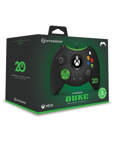 Controller Hyperkin - Duke, Xbox 20th Anniversary Limited Edition, negru (Xbox One/Series X/S/PC) - 6