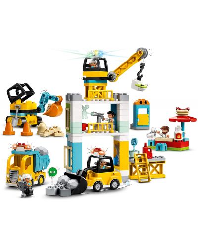 Constructor Lego Duplo Town - Macara de constructie (10933) - 4