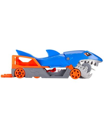 Set Mattel Hot Wheels - Transportor auto Rechin, cu o masina - 6
