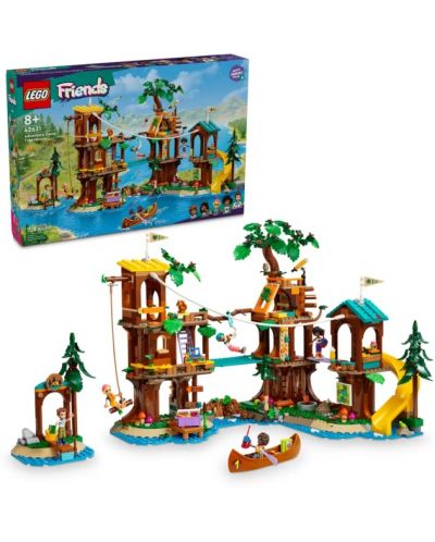Constructor LEGO Friends - Casa din copac din tabăra de aventuri (42631) - 2
