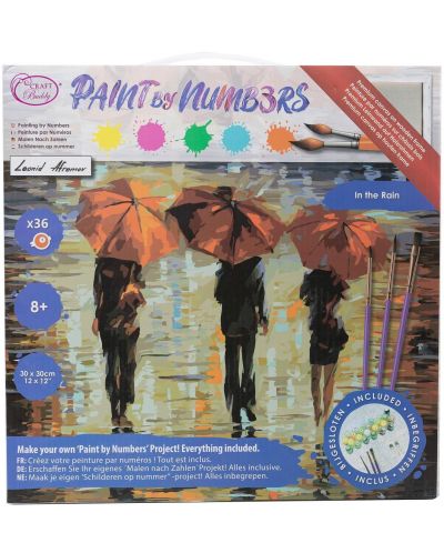 Set de pictură cu numere Craft Buddy - În ploaie - 1