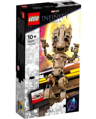 Constructor Lego Marvel Super Heroes - Eu sunt Grut (76217) - 1