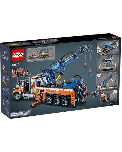 Constructor Lego Technic - Camion de remorcare de mare tonaj (42128) - 2