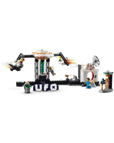 Constructor LEGO Creator 3 în 1 - Trenuleț spațial în parcul de distracții (31142) - 6
