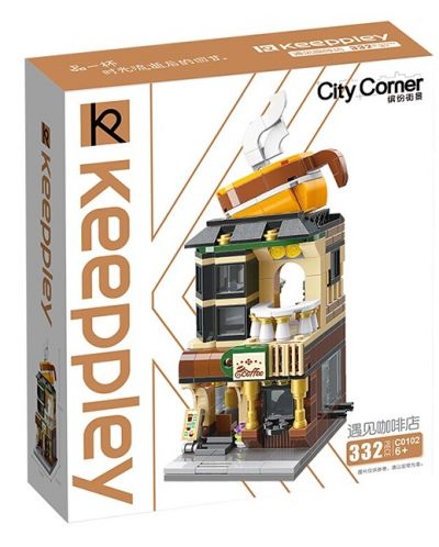 Set constructie Qman City Corner - Keepplеy, Cafenea	 - 1