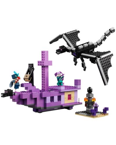Constructor  LEGO Minecraft - Dragon Ender și Corabia din End (21264) - 3