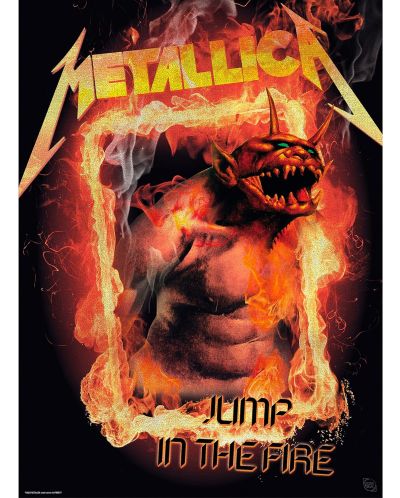 Set mini postere GB eye Music: Metallica - Kill'Em All & Jump in the Fire  - 2