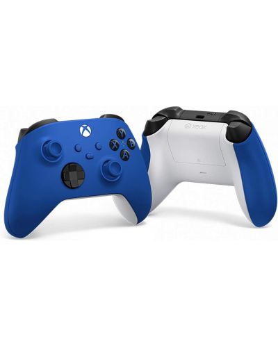 Controler Microsoft - pentru Xbox, fără fir, Shock Blue - 3