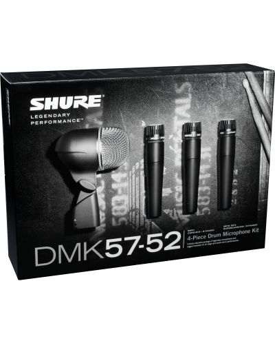 Set microfon tobe Shure - DMK57-52, negru - 3