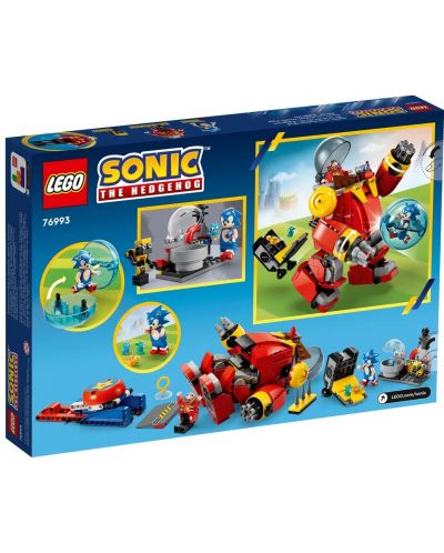 Constructor LEGO Sonic - Sonic vs. Robotul lui Dr. Eggman (76993) - 9