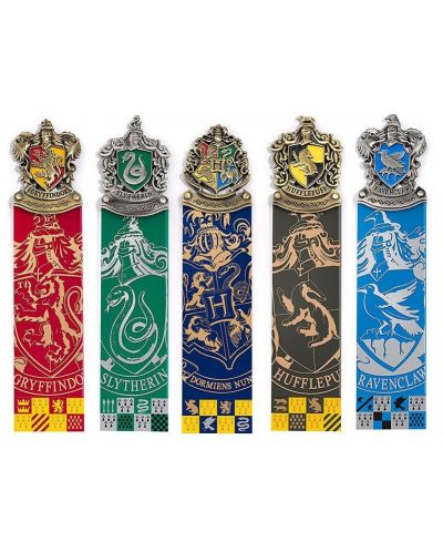 Set semn de carte The Noble Collection Movies: Harry Potter - Crests - 1