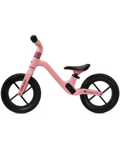 Bicicleta de echilibru  KinderKraft - Xploit, roz - 3