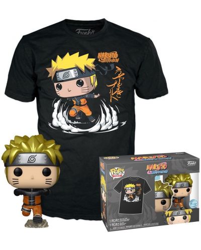 Set Funko POP! Collector's Box: Animation - Naruto Shippuden - Naruto Uzumaki Running (Metallic) (Special Edition) - 1