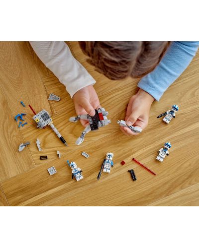 Constructor  LEGO Star Wars - Pachet de luptă Clone Stormtroopers 501 (75345) - 4