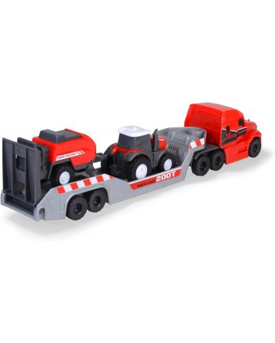 Set Dickie Toys - Camion de transport cu tractor Massey Ferguson - 3