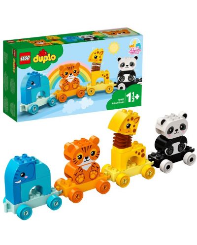 Set de construit Lego Duplo My First - Tren pentru animale (10955) - 2