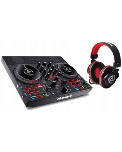 Numark DJ Kit - Party Mix Live HF175, negru/roșu - 3