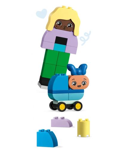 Constructor LEGO Duplo - Oameni prefabricați cu emoții mari (10423) - 4