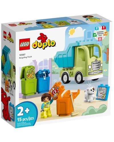 Constructor LEGO Duplo - Camion de reciclare (10987) - 1