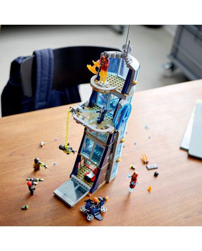 Set de construit Lego Marvel Super Heroes - Битката в Avengers Tower (76166) - 3