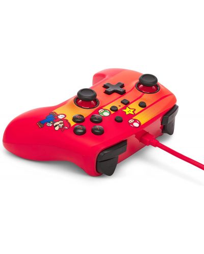 Controller PowerA - Enhanced, cu fir, pentru Nintendo Switch, Speedster Mario - 6