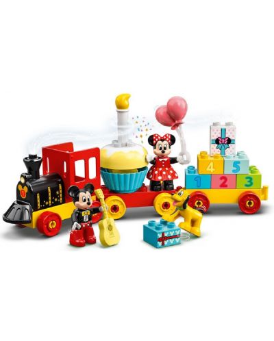 Set de construit Lego Duplo Disney - Tren pentru ziua de nastele a lui Mickey si Minnie (10941) - 3
