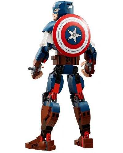 LEGO Marvel Super Heroes Builder - Figurină de clădire Captain America(76258) - 3