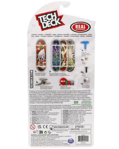 Set de skateboard-uri pentru degete  Tech Deck - Real - 3