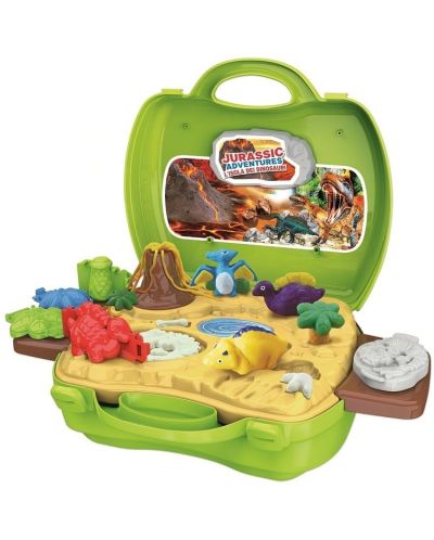 Set cu model RS Toys - Jurassic Adventures, 26 piese - 1