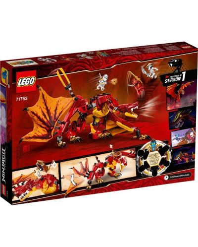 Constructor LEGO Ninjago - Fire Dragon Attack (71753) | Ozone.ro