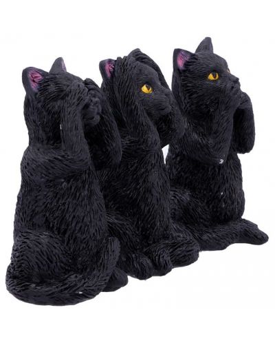 Set de statuete Nemesis Now Adult: Humor - Three Wise Felines, 8 cm - 4