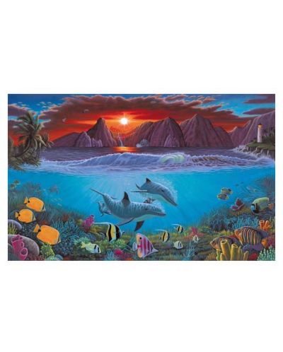 Set de pictură cu vopsele acrilice Royal - Viață în ocean, 39 x 30 cm - 1