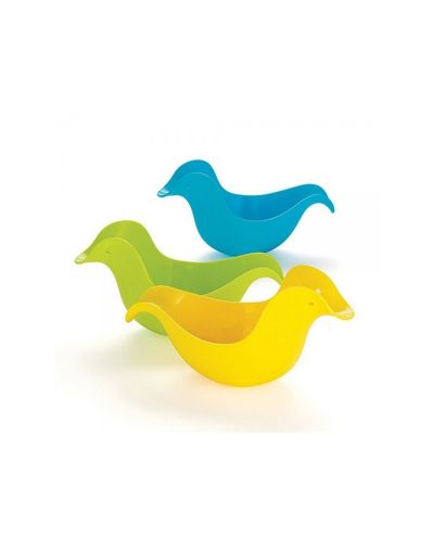 Set de jucarii de baie Skip Hop - Ratuste, galben, verde si albastru - 1