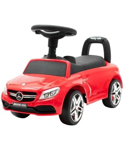 Mașină pentru călărie Baby Mix - Mercedes Benz AMG C63 Coupe, roșie - 1