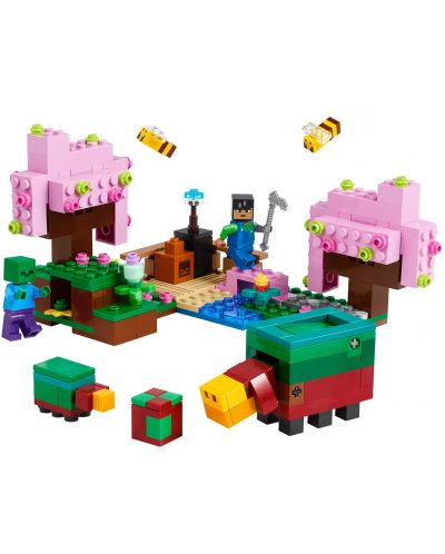 Constructor LEGO Minecraft - Grădină cu cireși (21260)  - 3