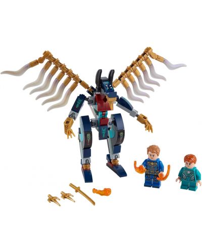 Constructor Lego Marvel Super Heroes - Atac aerian al Eternals (76145) - 3