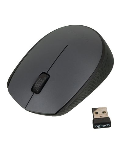 Set tastatura si mouse wireless Logitech - MK235, gri - 4