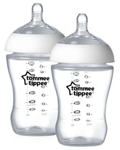 Set 2 biberoane bebelusi Tommee Tippee Ultra - 260 ml, cu tetinae, flux lent - 2