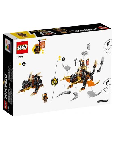 Constructor LEGO Ninjago - Dragonul de Pământ al lui Cole (71782) - 2