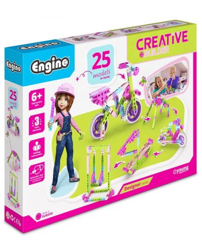 Engino Creative Builder - 25 de modele pentru fete - 1