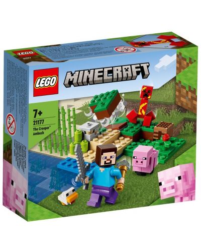 Set de constructie Lego Minecraft - Ambuscada Creeper (21177) - 1