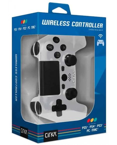 Controller wireless Cirka - NuForce, alb (PS4/PS3/PC) - 4